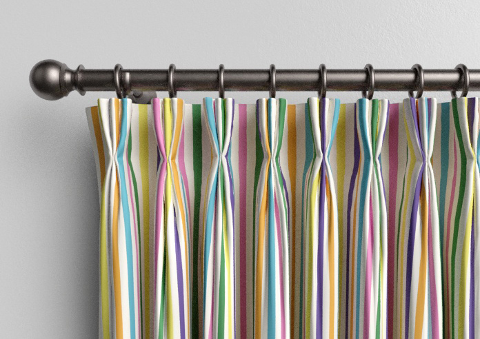 The British Stripe Co. Catherine, Notting Hill No.1 - Made to Measure Curtains - Image 11